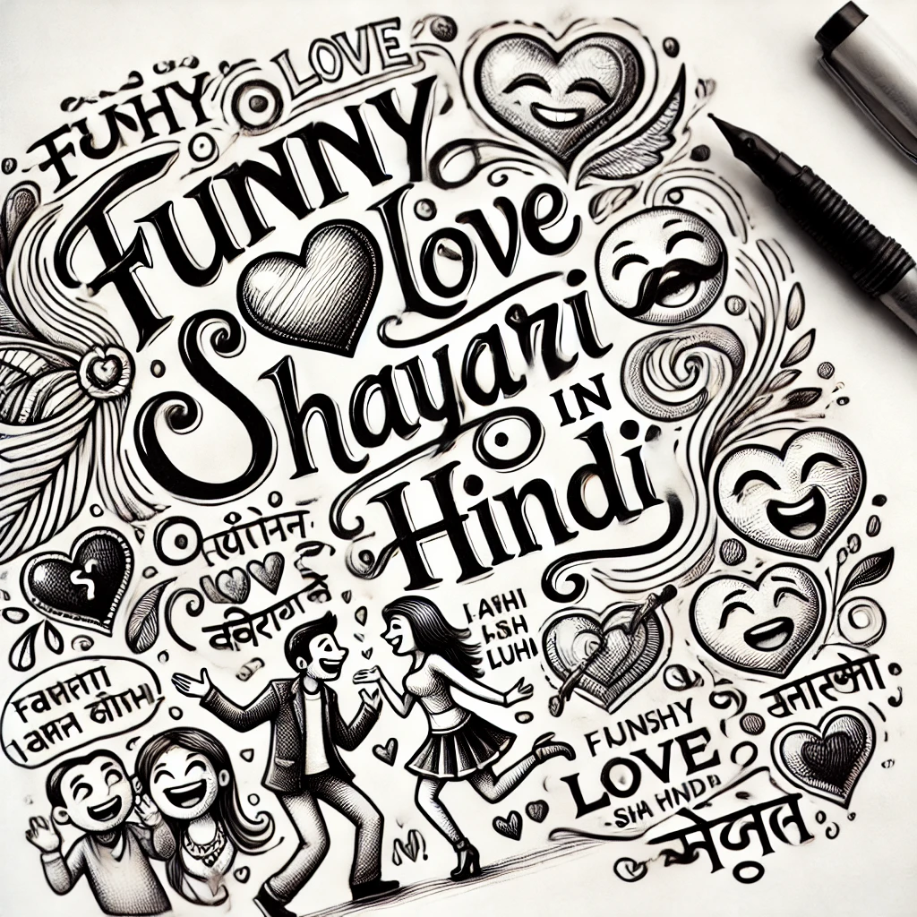 "Funny Love Shayari in Hindi" 