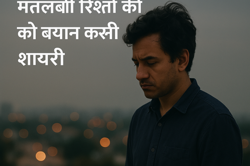 110+ Matlabi Logo Par Latent Shayari in Hindi