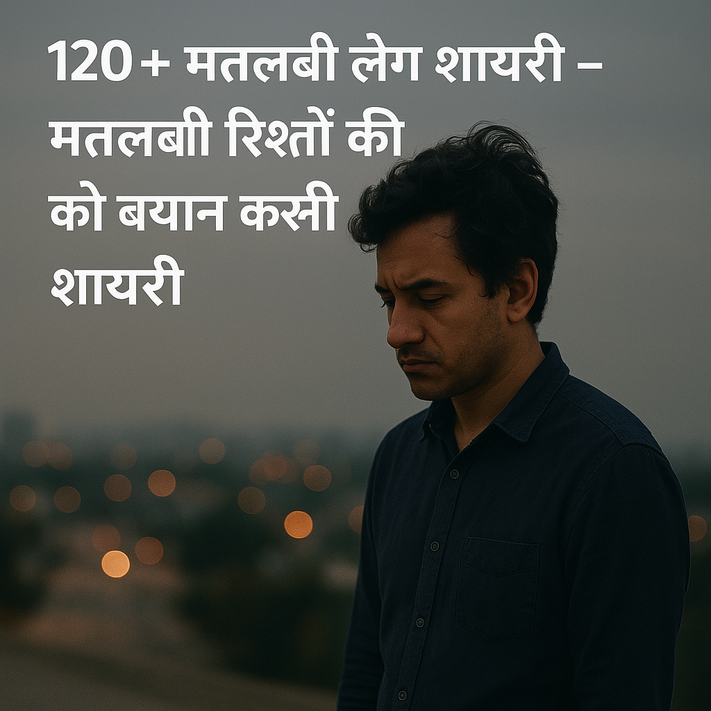 120+ मतलबी लोग शायरी – मतलबी रिश्तों की सच्चाई को बयान करती शायरी